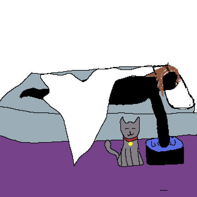 Bed Prank Cat